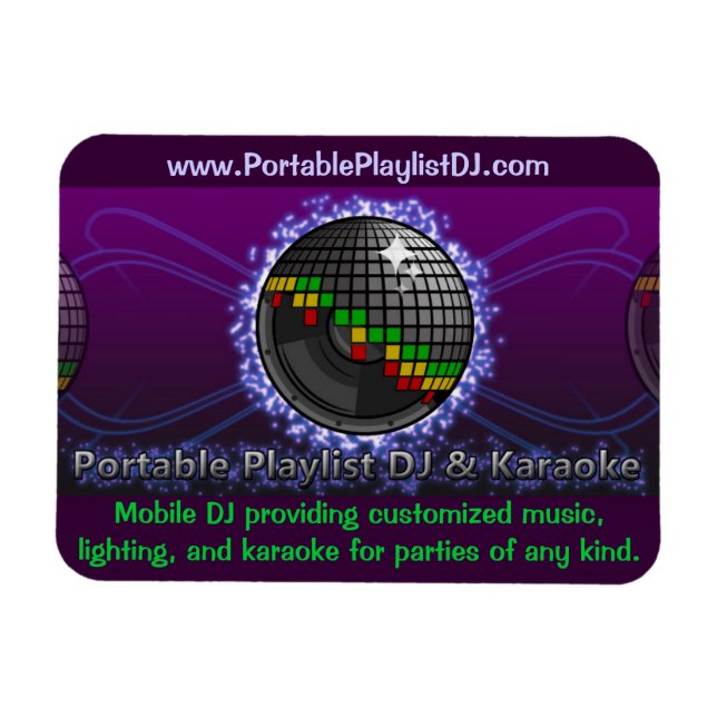 Íman DJ Business Magnet (Horizontal)