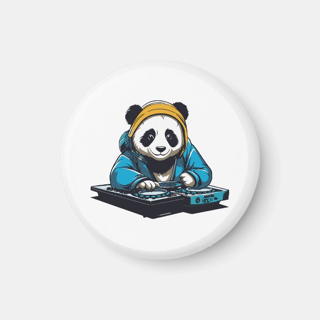 Íman DJ Kawaii Panda (Frente)