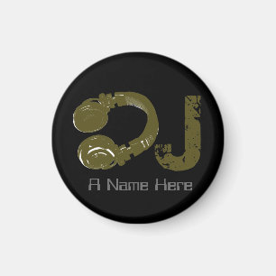 Íman DJ personalizável