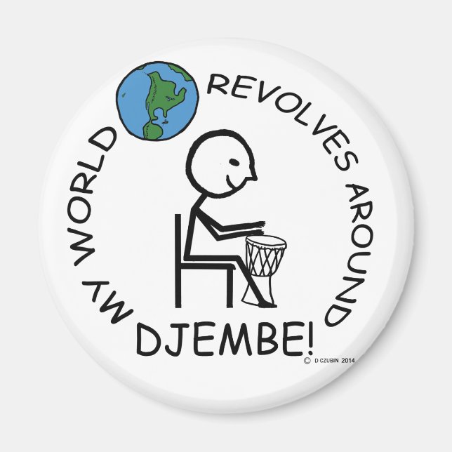 Íman Djembe - O mundo volta (Frente)