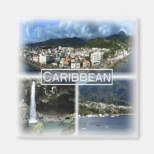 Íman DM0011 America, Dominica, Caribe, Fridge