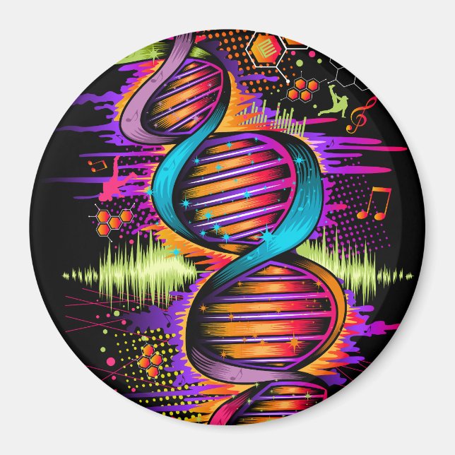 Íman DNA musical (Frente)
