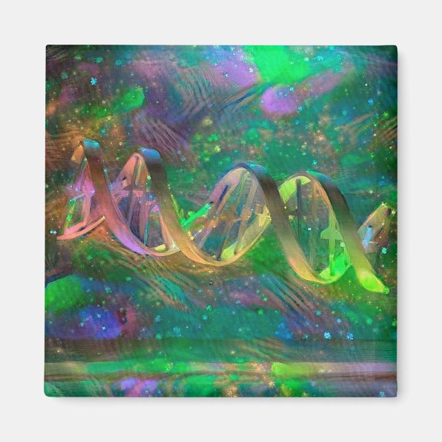 Íman DNA Strand Trabalho de arte (Frente)