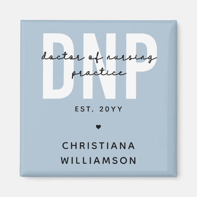 Íman DNP Doutor Personalizado para Graduação de Prática (Frente)