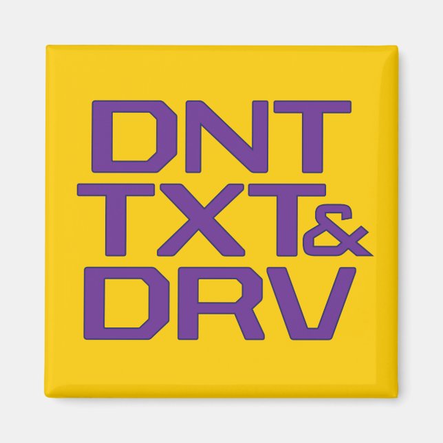 ÍMAN DNT TXT & DRV (Frente)