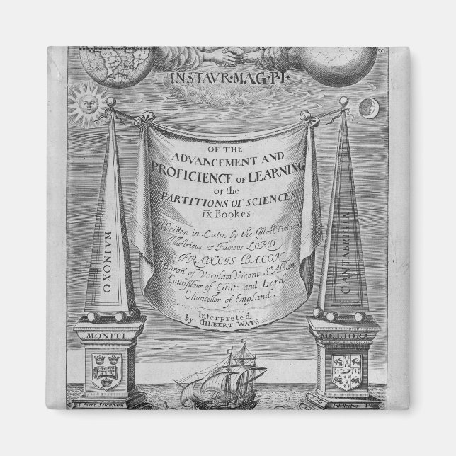 Íman "Do avanço e da proficiência da aprendizagem" (Frente)