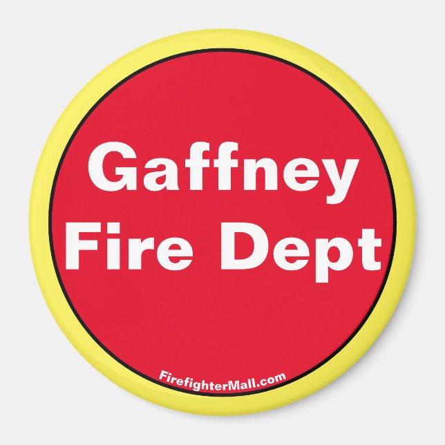 Íman do Departamento de Incêndio de Gaffney (Frente)