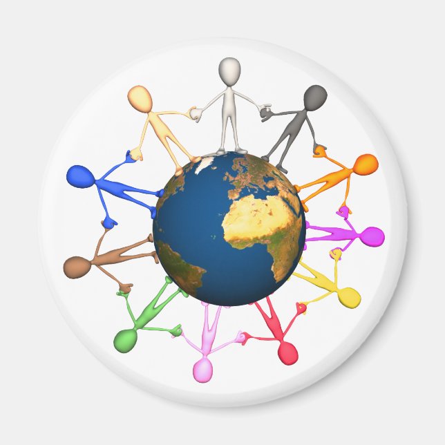 Íman do Dia da Terra (Frente)