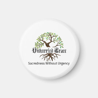 íman do logotipo da Unhurried Grace