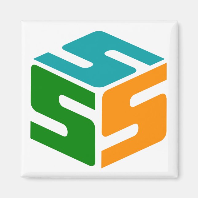 Íman do logotipo S-cubed (Frente)