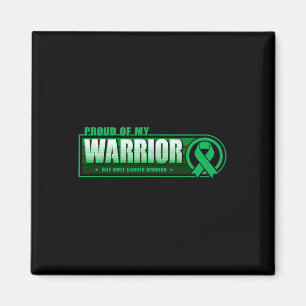 Íman Do meu guerreiro de Cancer Bile Duct - Suporte Cor
