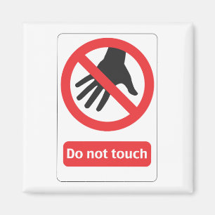 Íman Do not touch escudo