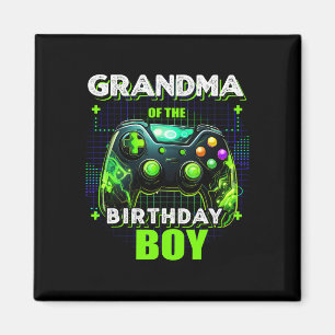 Íman Do Par De Jogo De Vídeo Da Família De Aniversários