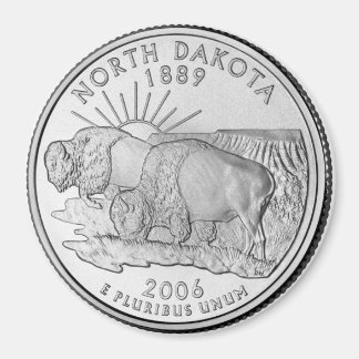 Íman do Quarter State Dakota do Norte 2006