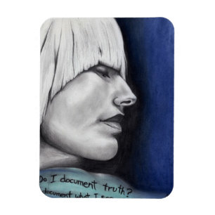 Íman Do retrato louro da mulher de Isabel desenho