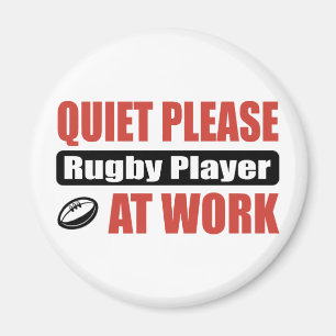 Íman Do silêncio jogador do rugby por favor no trabalh