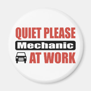 Íman Do silêncio mecânico por favor no trabalho