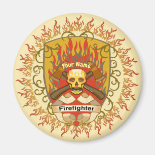 Íman do Skull Shield Firefighter