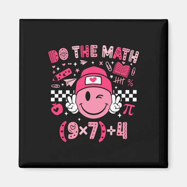 Íman Do The Math Six Seven 76 Meme Valentine's Day Math (Frente)