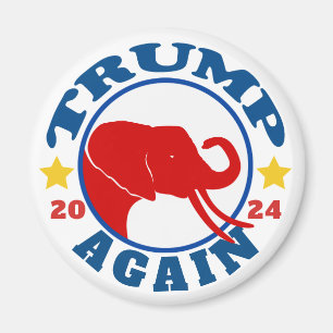 Íman Do TRUNFO eleição 2020 vermelha do elefante OUTR