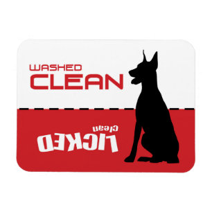 Íman Doberman, ímã da máquina de lavar louça de gre