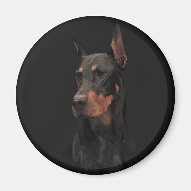 Íman Doberman Pinscher (Frente)