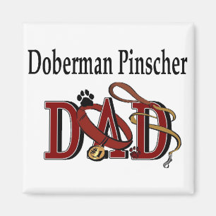 Íman Doberman Pinscher DAD Gifts