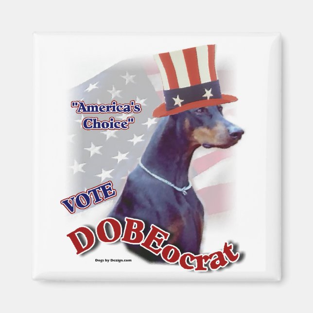 Íman Doberman Pinscher Gifts (Frente)