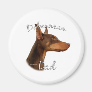 Íman Doberman Pinscher (vermelho) Pai 2