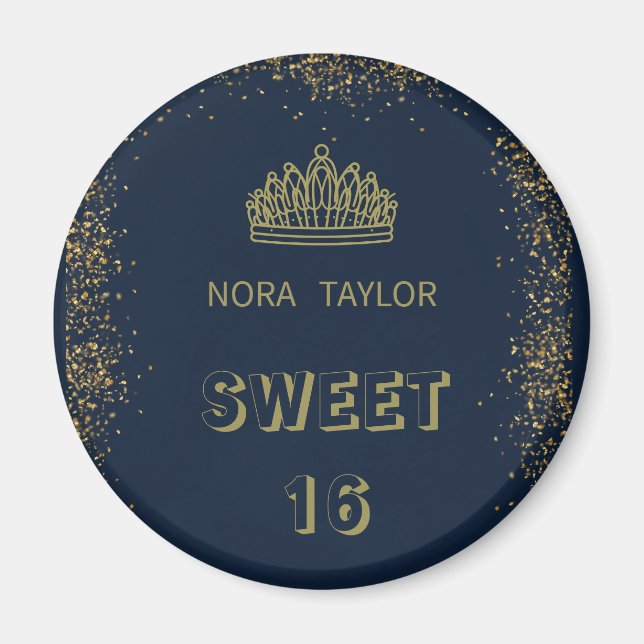 Íman "Doce 16 Soirée: Glam, Glitz e Good Times!" (Frente)