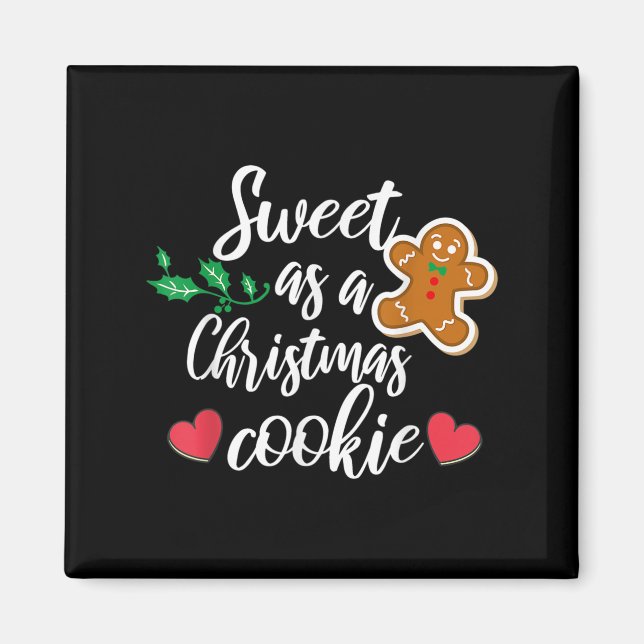 Íman Doce Como Um Biscoito De Natal - Biscoito, Natal (Frente)