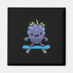 Íman Doce Fruta Amora Skate Kawaii Amora Preta