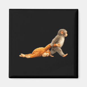 Íman Doce macaco bebê soco lutador macaco meme