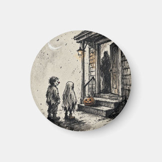 Íman Doce ou travessura Halloween Horror