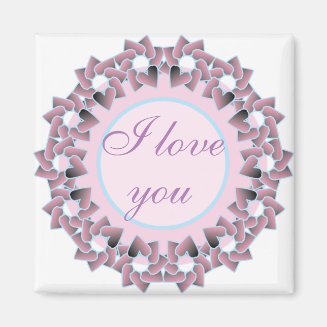 Íman Doce presentes e favoritos Design Floral (Frente)