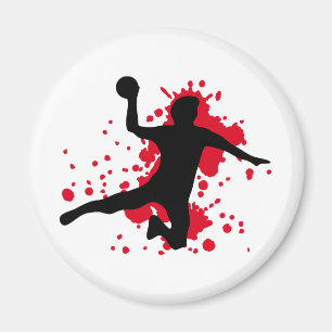 Íman dodgeball sangrento do handball