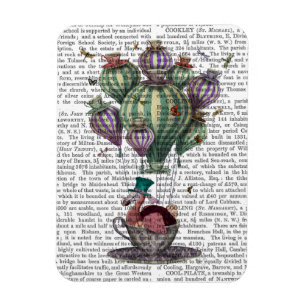 Íman Dodo em Teacup com Dragonflies