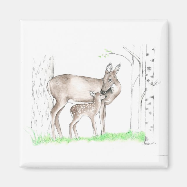 Íman Doe e Fawn (Frente)