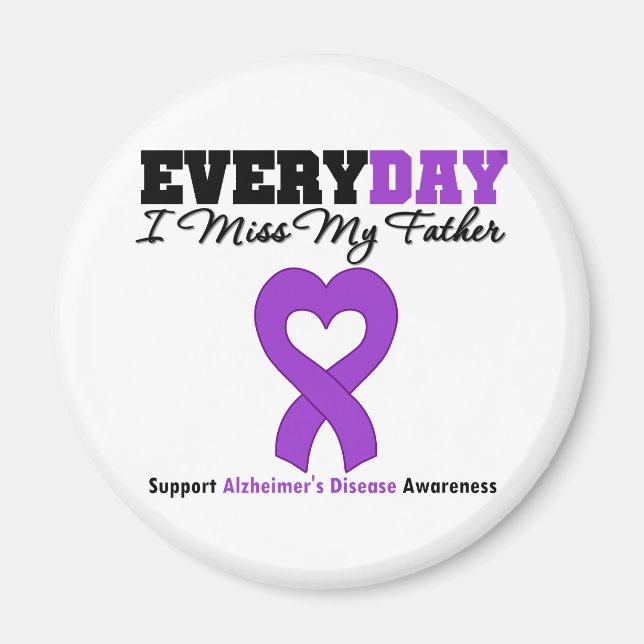 Íman Doença de Alzheimer Todos os dias sinto falta do m (Frente)