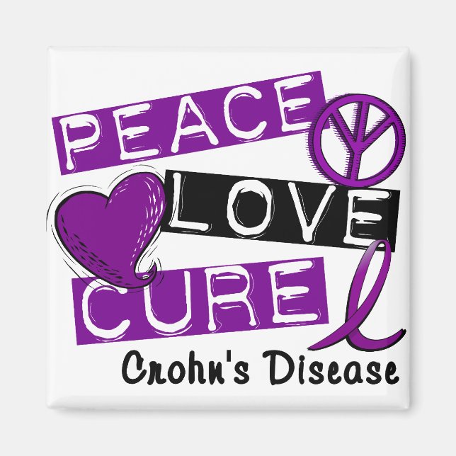 ÍMAN DOENÇA DE PEAVE LOVE CURE CROHNS (Frente)
