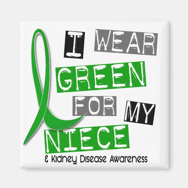 Íman Doença Renal Eu Visto Verde Para A Minha sobrinha  (Frente)