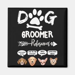 Íman Dog Groomer Gift Reference Grooming Dog Salon Spa