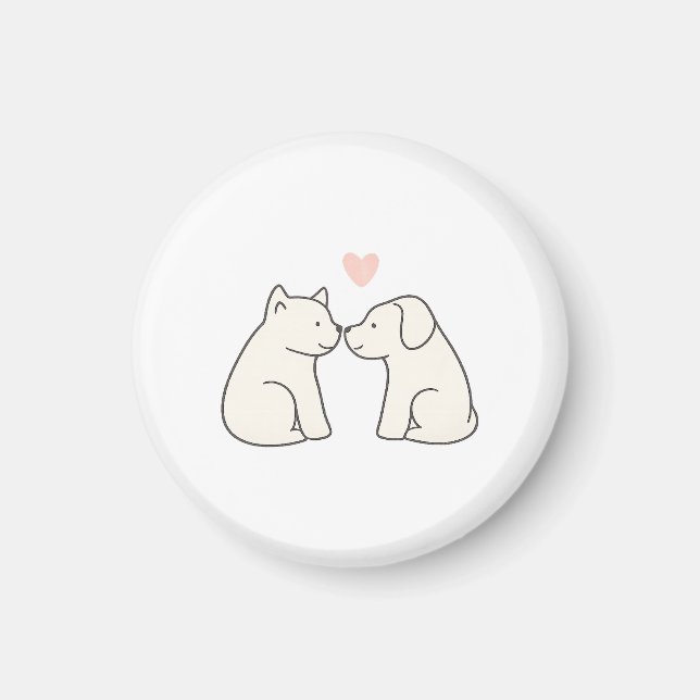 Íman Dog Love (Frente)