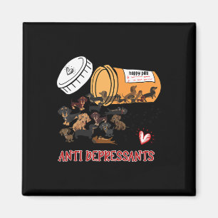 Íman Dog Sausy Puppy Lover Antidepressivos Dachshund