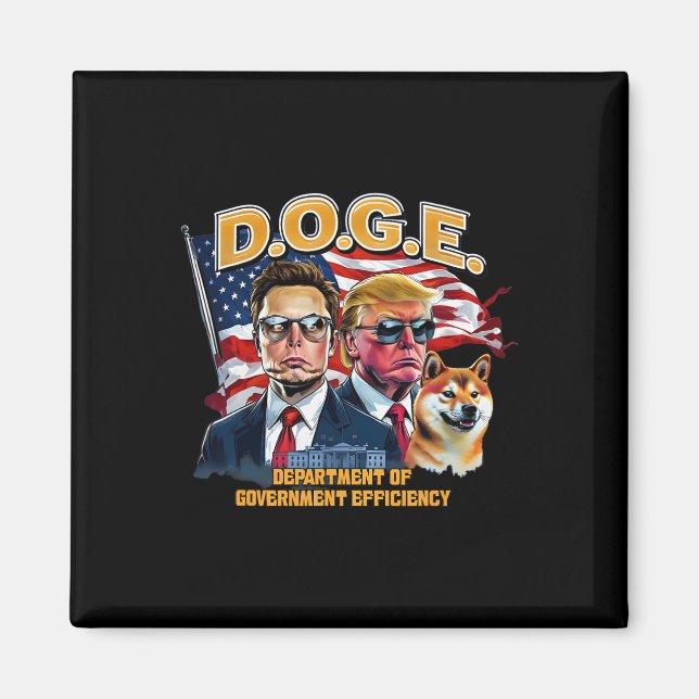 Íman Doge D.o.g. e Torne a América eficiente novamente  (Frente)