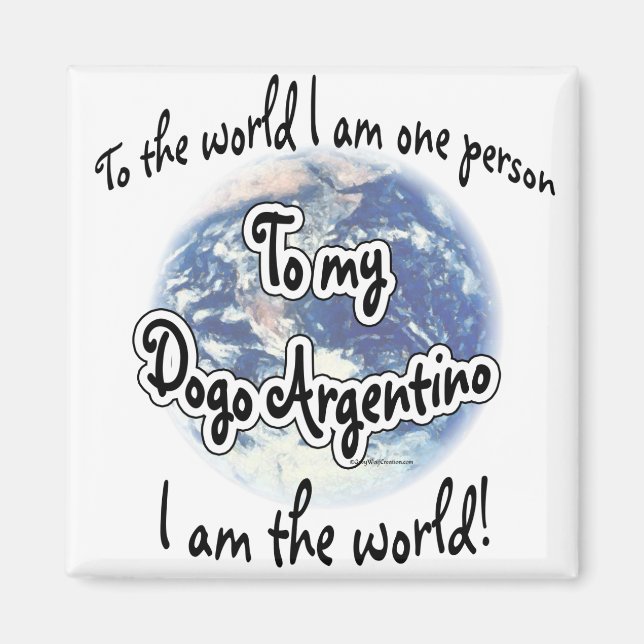 Íman Dogo Argentino World 2 (Frente)