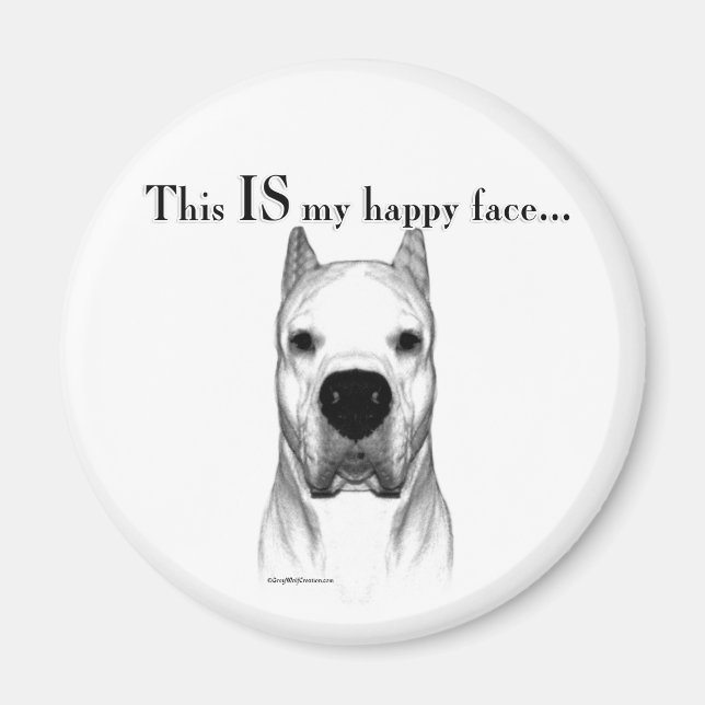 Íman Dogo Happy Face (Frente)