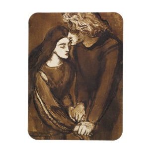 Íman Dois amantes por Dante Gabriel Rossetti