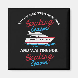 Íman Dois Barco Engraçado Yacht Meme Capitão Homens W