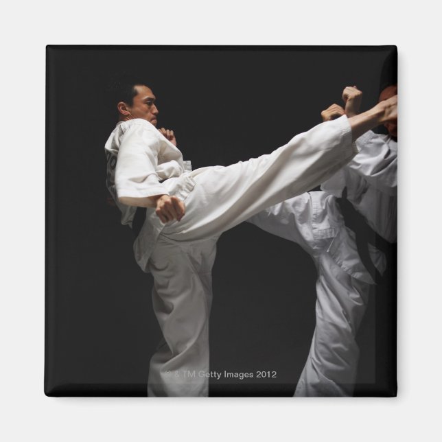 Íman Dois Cintos Negra (Frente)